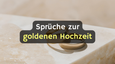 Kurze Sprüche zur Goldenen Hochzeit kostenlos